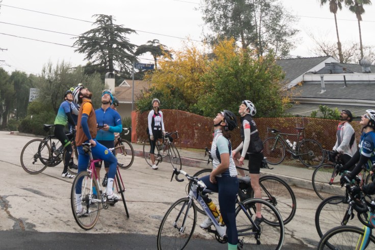 The making of an aerial shot.