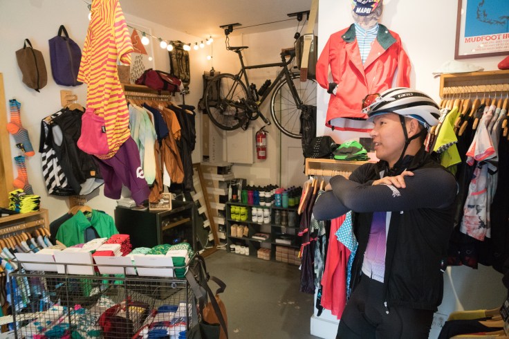 The Cub House stocked full for holiday shopping. Along with house brands Team Dream Bicycling Team and Ride with Ringtail, they carry Velocio, Machines for Freedom, 7mesh, Ornot, The Athletic socks, MAAP and more.